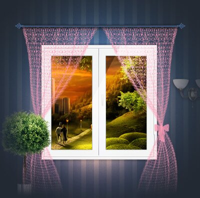 ДВУХСТВОРЧАТОЕ ОКНО